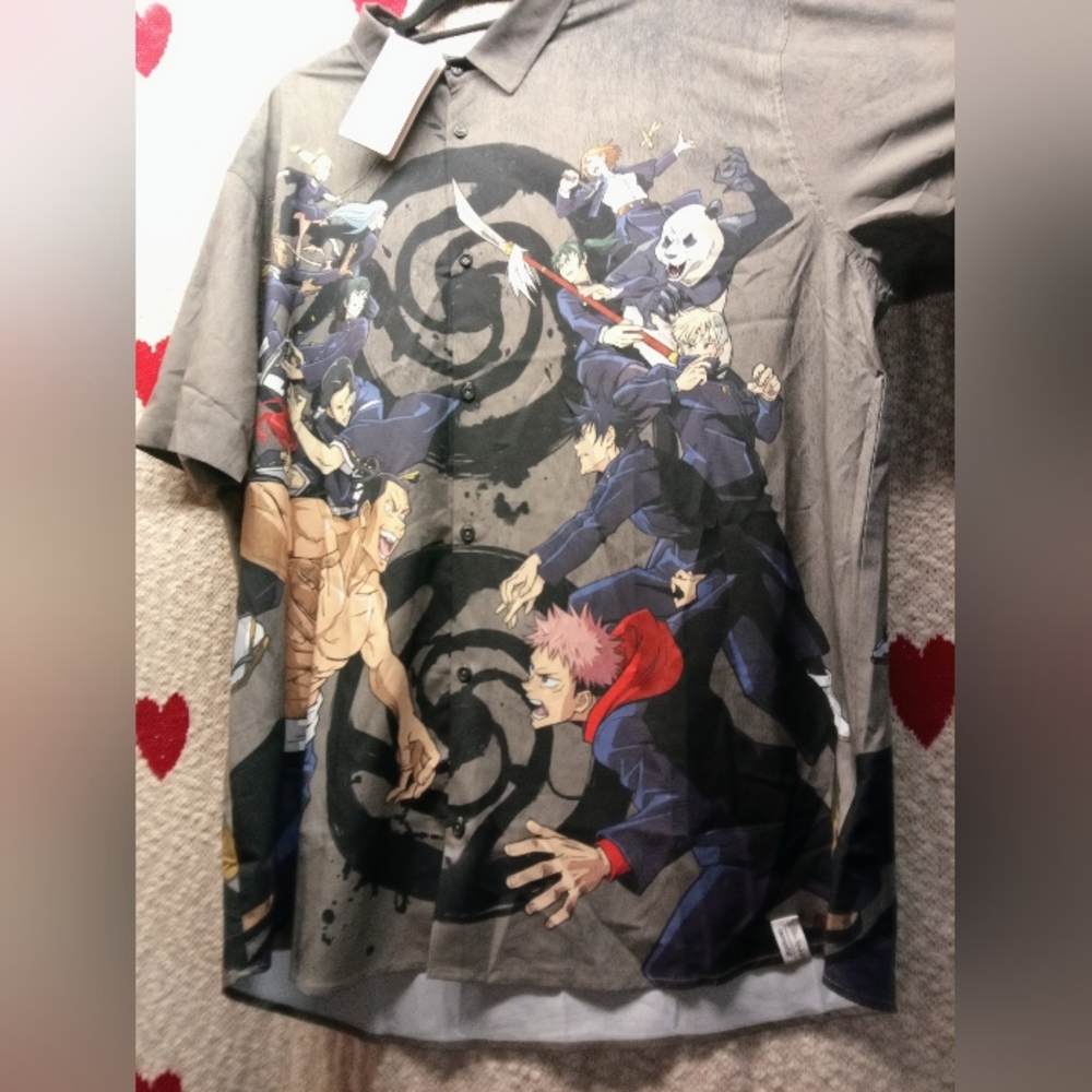 Loungefly Juju Kaisen Button Up 2X - Picture 2 of 7